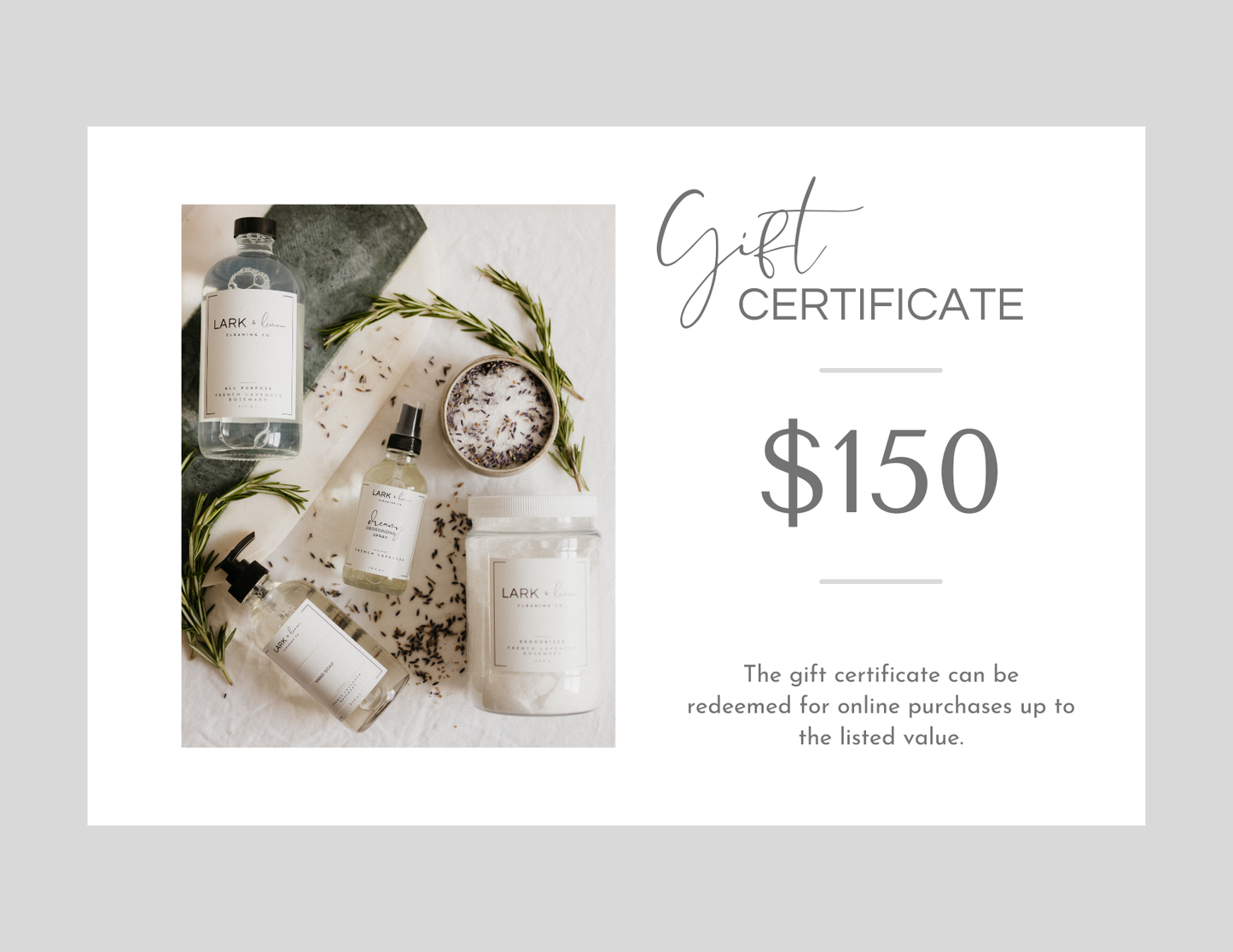Lark and Lemon - Gift Cards